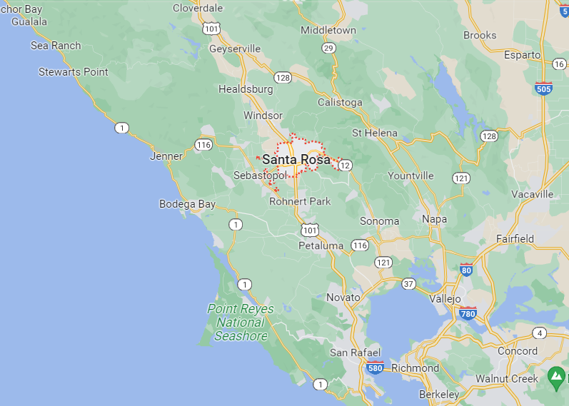 Lantzman Santa Rosa Map