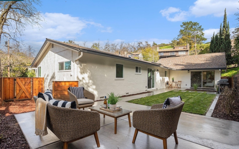 Summit Backyard staged